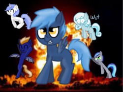 smittygir4mod:  questionsnowdrop:  What is happening? Why is there an explosion behind us? For http://asklightking.tumblr.com  WOOOH! BADA$$ Thanks questionsnowdrop. This looks great ^^ 