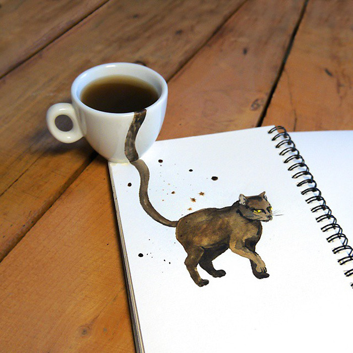 indica-illusions:  boredpanda:    Russian Illustrator Reimagines Different Coffees