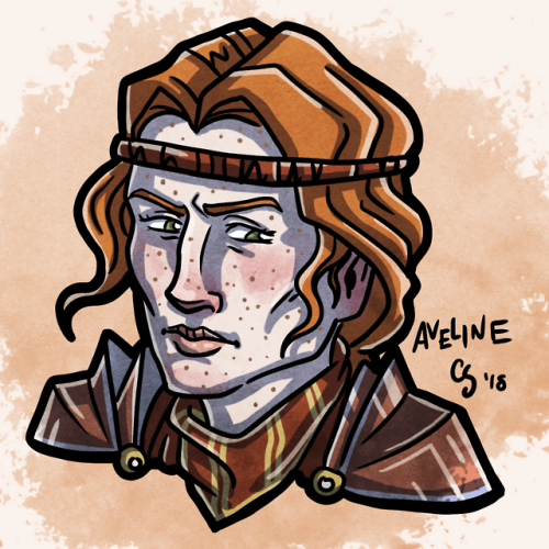 Continuing my Dragon Age portraits and moving on into Dragon Age 2. We got tough as nails Aveline, w