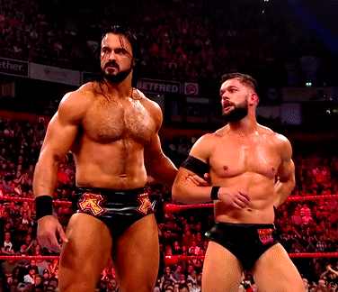 hotwweguys:I live for the sexual tension Drew McIntyre, Finn Balor