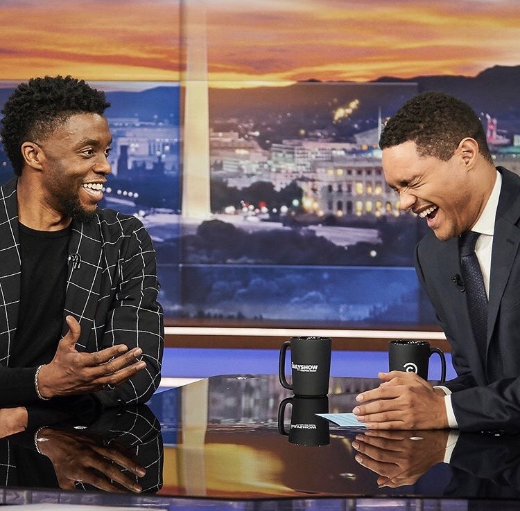 romanoffsbite:  Chadwick Boseman on The Daily Show (03/01/18)