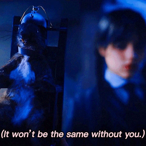Wednesday And Enid Trying To Be Low-key About Missing Each Other And Absolutely Failing. 
