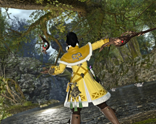 autumnslance: It’s not the Ranged gear, but I’ll take it. Coeurl Yellow and Bark Brown, 