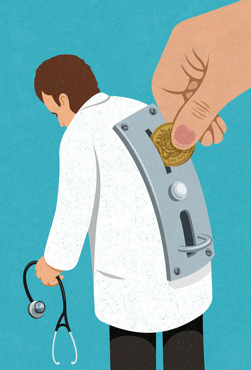 foodffs:  Satiric Illustrations Of Today’s Problems Drawn In The Style Of The 50s