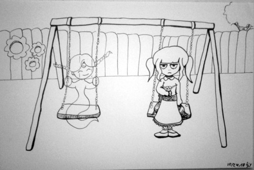 Inktober Day 24. Playground