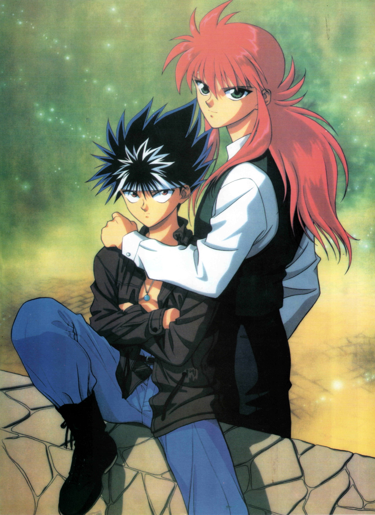 Yu Yu Hakusho - Kurama and Hiei by h-kaix on @DeviantArt