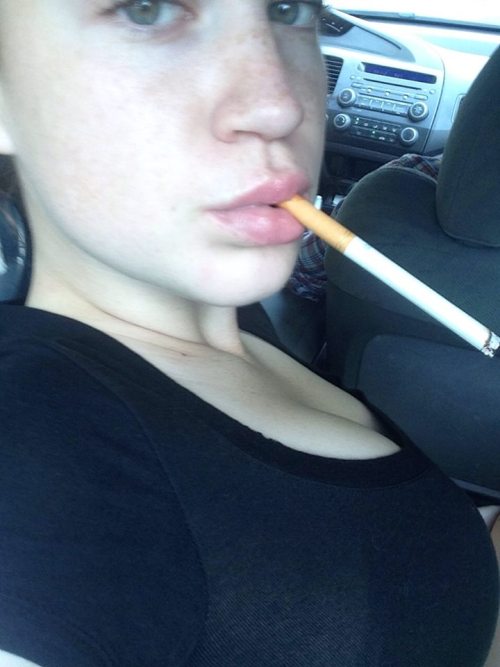 cigarettesforever:Rebecca <3Classy & cool.