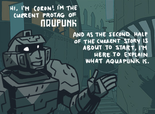 lofrequency:  Hey all! I am officially halfway done with this comic - 3 out of 6 books! - so I thought I’d put together one of these to explain this project that I’ve been doing for the past good number of years. <3 Aquapunk.co | Archives | Start