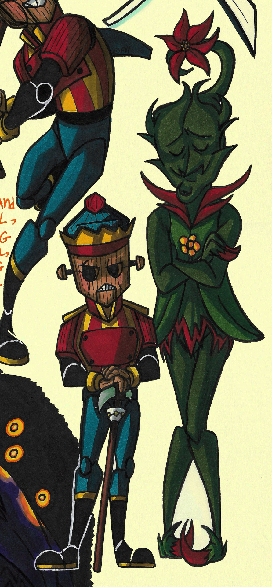 I Like The Idea That WX-78s Can Use Their Cane As A Weapon. And There Is Also An Option With A Sword.