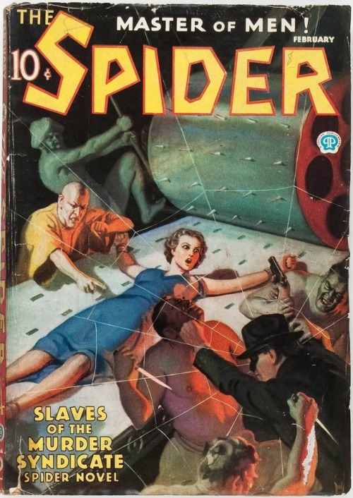 The Spider (February 1936) by John Newton Howitt
