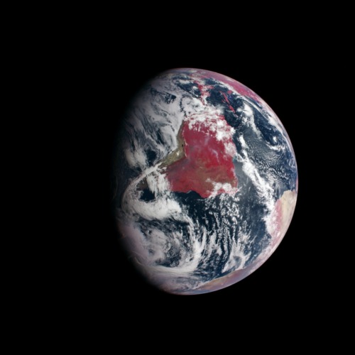 False-color image of Earth highlights plant growthOn Aug. 3, 2004, NASA’s Mercury Surface, Space Env