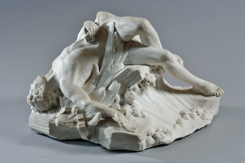 hadrian6:The Dead Icarus. 1743.Paul Ambroise Slodtz. French 1702-1758. marble. Louvre Museum.