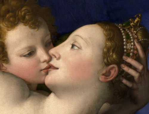 theladyintweed:Agnolo Bronzino’s Venus, Cupid, Folly and Time An allegory of bawdy loveTh
