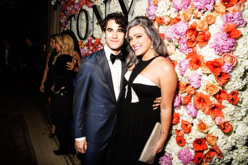 darrencriss-news-blog: [UHQ] After the Tony Awards on Sunday night, guests including Darren Cri