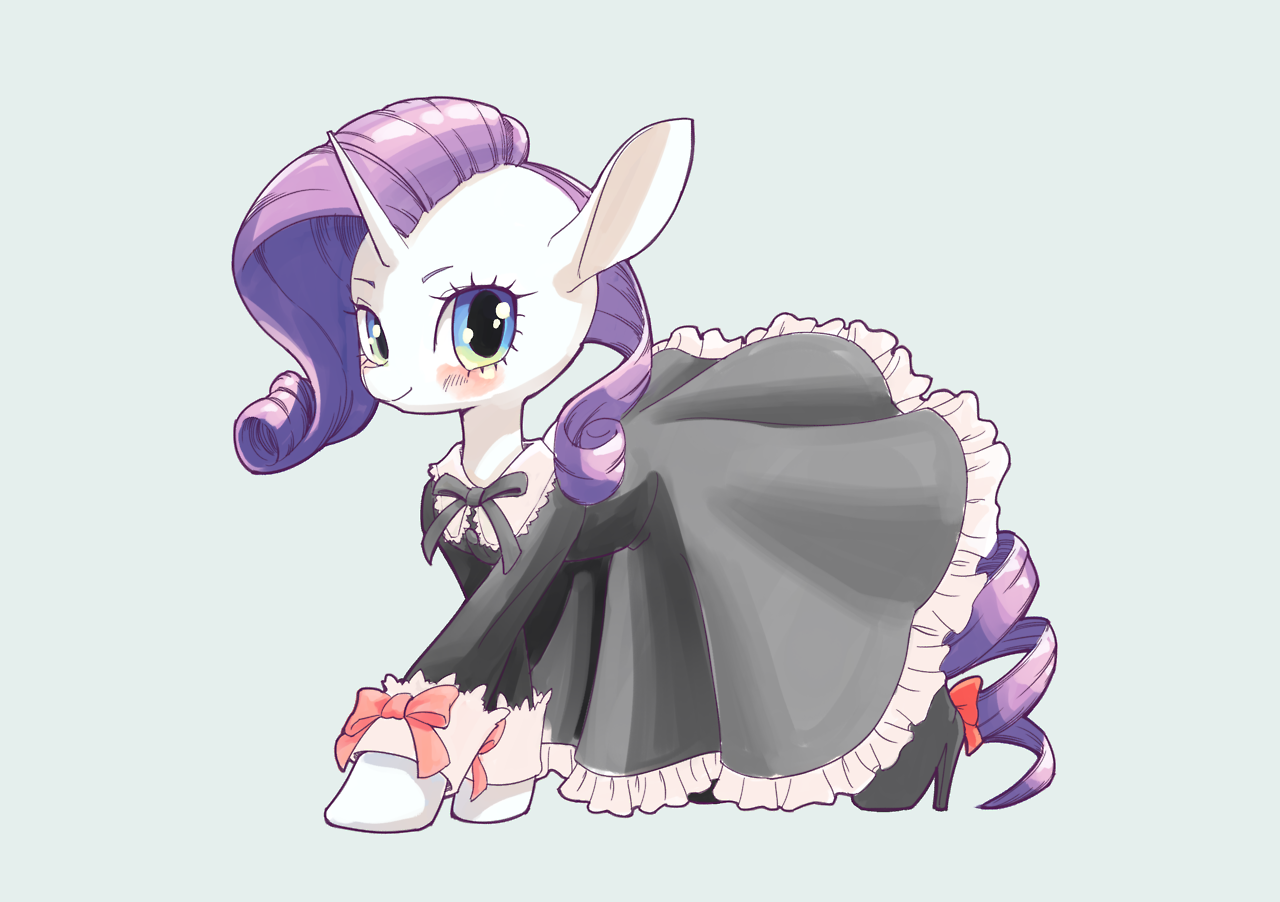 conbudou:Rarity in a dress &lt;3