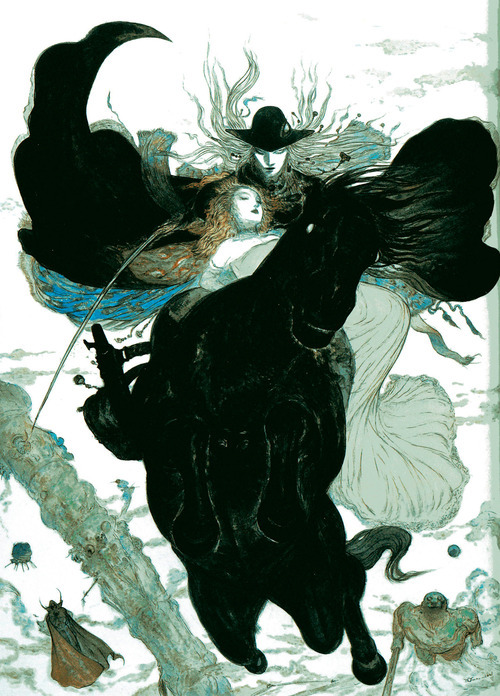 le-chien-andalou:Vampire Hunter D. by Yoshitaka Amano 