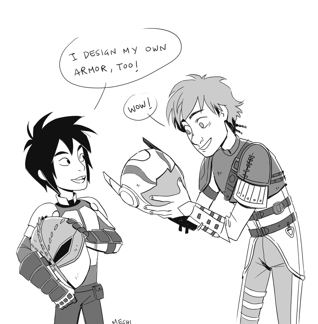 mechinaries:  i feel like they’d be bffs