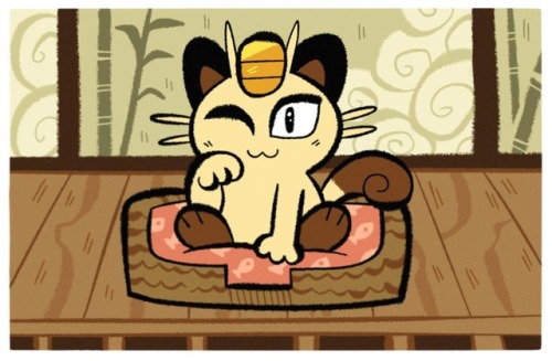 billfrancois: #052 - Meowth / #053 - Persian