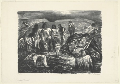 Proletarians, José Clemente Orozco, 1935, MoMA: Drawings and PrintsGift of Mr. and Mrs. Sidne