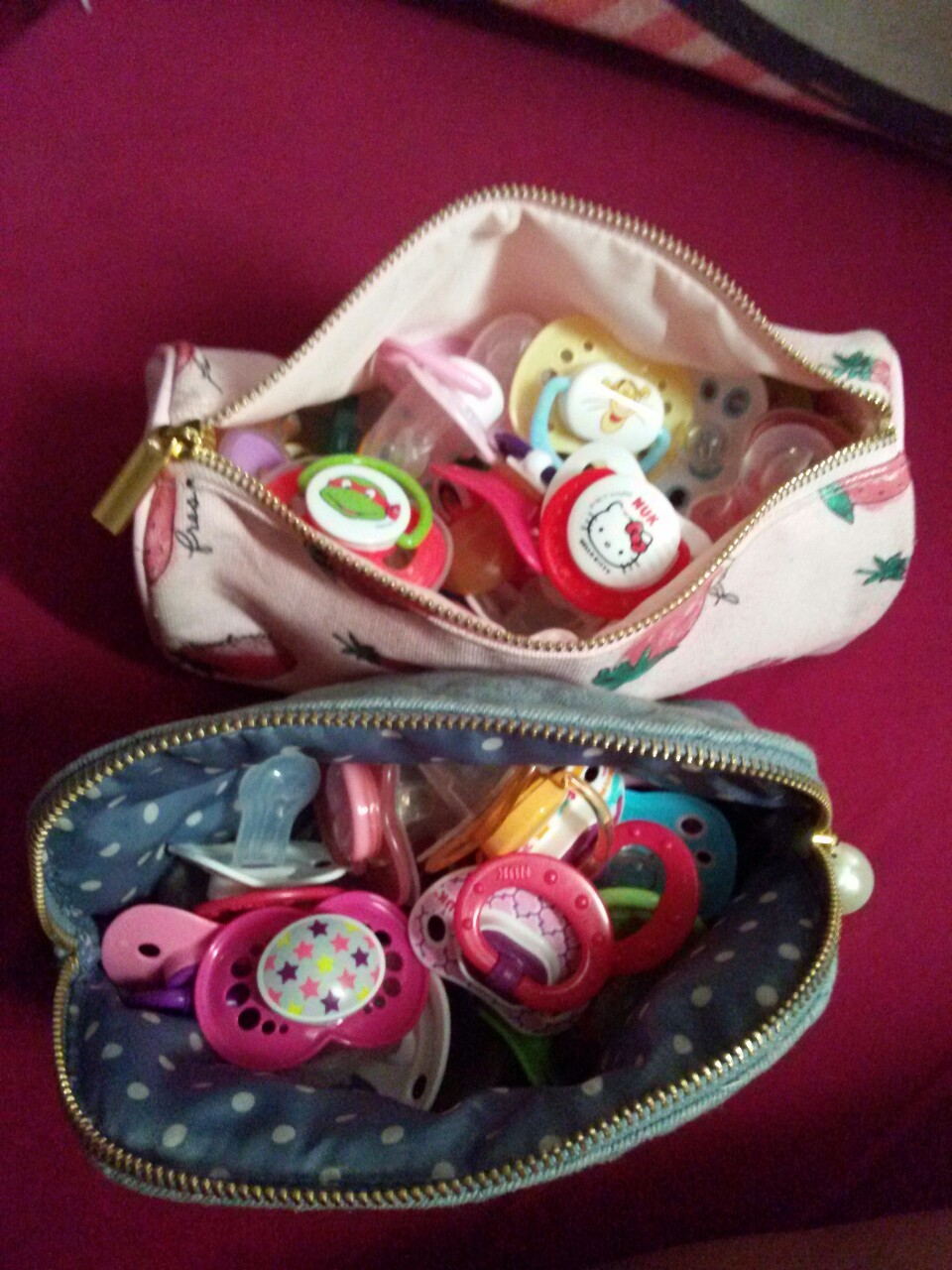 softnlittle:  I had to add an extra bag just for my 53 pacis !!