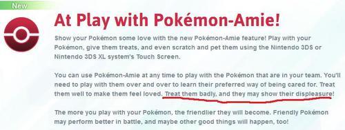 mindfuljolteon:  rajahhskull:   …wait …if you can pet your Pokemon and feed them…