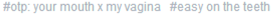 a collection of some of my favourite tags