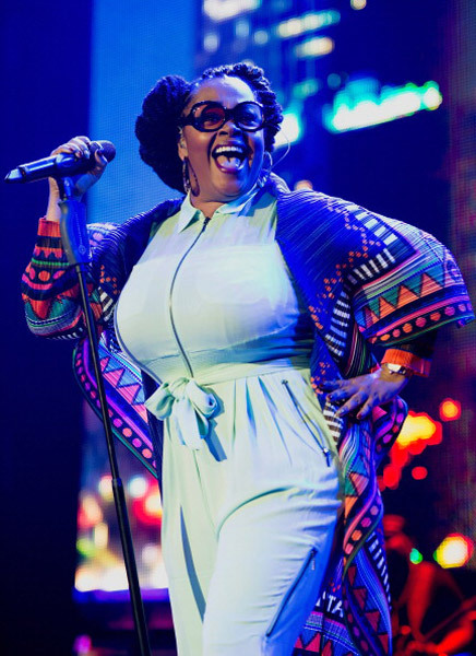 amuzed1:  hellocati:  Jill Scott, Chrisette Michelle, & Janelle Monae @ Essence Music Festival.  So much perfection in this post. 