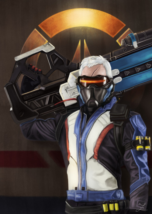 Soldier 76. ❀ deviantart / facebook / youtube / instagram❀