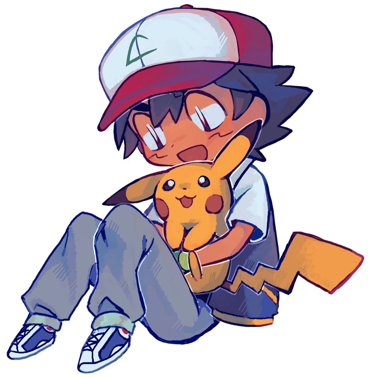 malama-art:tiny ash and pikachu ^^ porn pictures