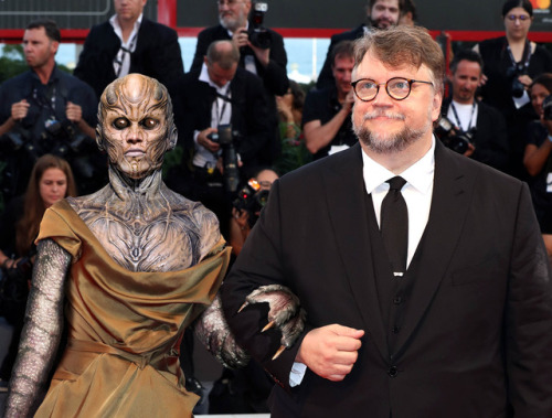 theonion: Guillermo Del Toro Makes First Appearance With New Monster Wife At Venice Film Festival