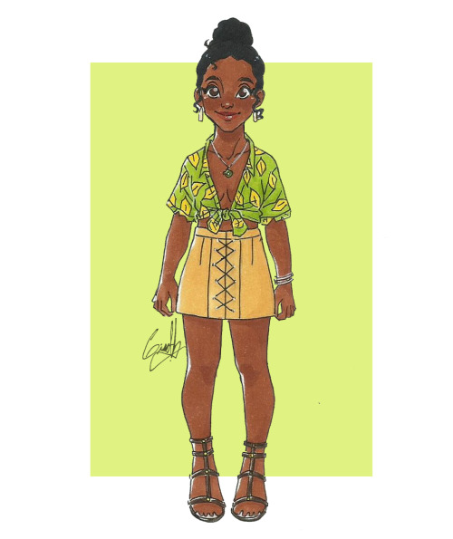 I drew Tiana again :)