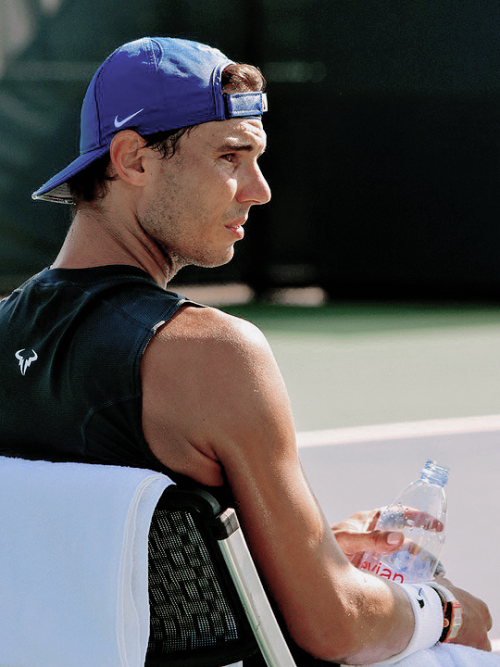 riceandshine: Rafael Nadal’s practice in Cincinatti, August 2017