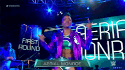 mith-gifs-wrestling:  Are… are Aerial Monroe and Cedric Alexander doing stealth gender-swapped Joker/Harlequin wrestling cosplay? Because if so, relationship goals.