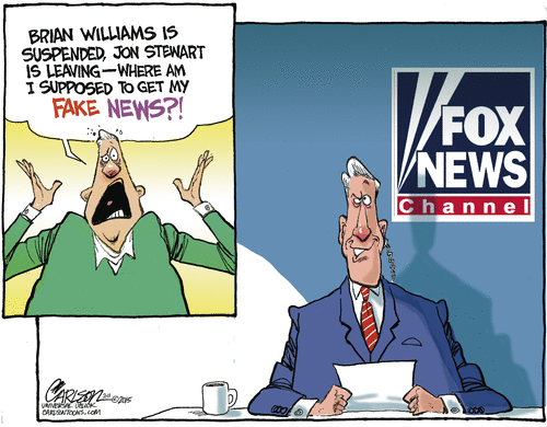 cartoonpolitics:Apparently Fox News viewers are not only more misinformed than those who get their n