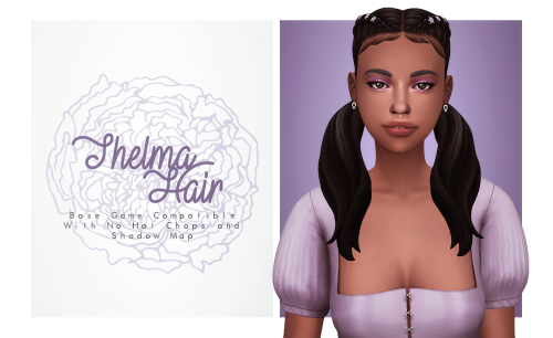 Thelma HairBGC;Comes will all 24 EA hair colors;Not Hat Compatible;Custom Thumbnail;Dont repost/use 