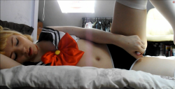 I think you guys should download the video of me masturbating in my sailor moon outfit link