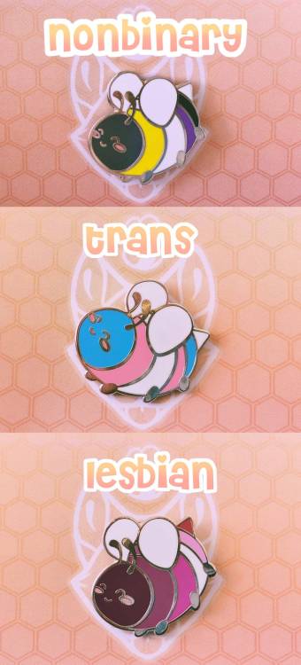snootyfoxfashion: SexualiBees Enamel Pin from honeypupbeeWith every pin sold, I will be donatin