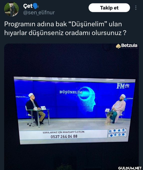 Çet @sen_elifnur Programin...