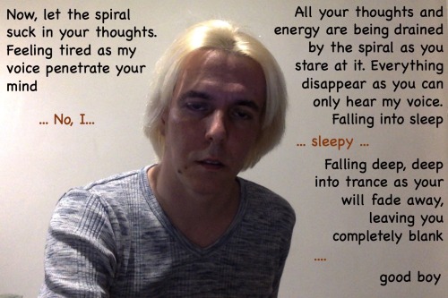 Trying Some Hypnosis Photo Manipulation Serie, Brainwashing Into A Bald Drone Soldier. Tell Me What You