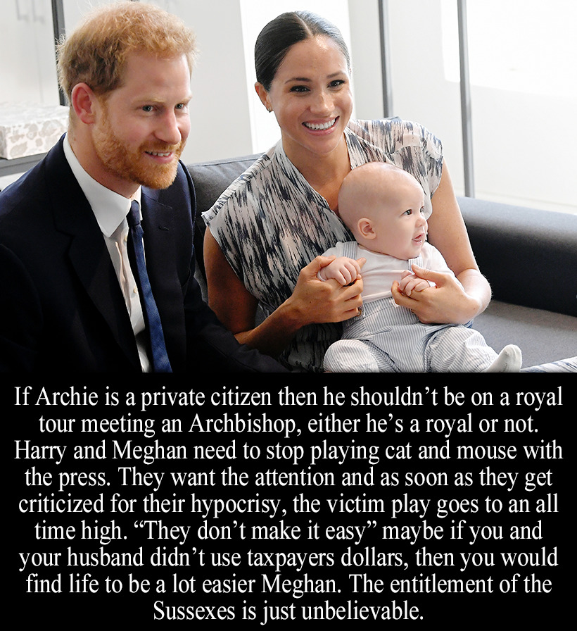 Royal-Confessions — “If Archie is a private citizen then he shouldn't...