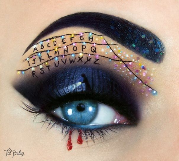 upinthenorthwest:  sixpenceee:  Tal Peleg creates eye-art, she uses her own eye