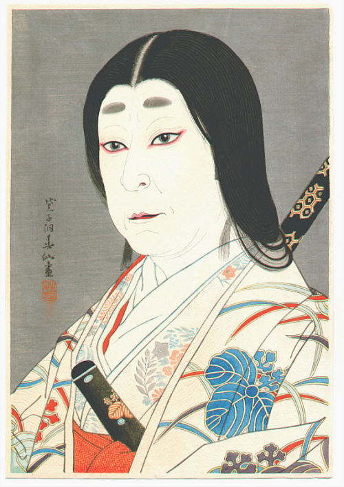 Natori Shunsen (1886–1960) was a Japanese artist famous for his portraits of kabuki actors. He pursu