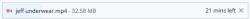 Someone sent me an ask saying that I was lying about my interent being slow as an excuse for not updating, so let the record show, my internet is donkey ball sacs.  Jeff underwear vid to be up shortly