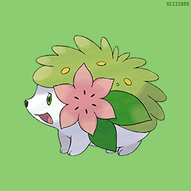 sciizors:Sinnoh Week || Day 5: Favorite Legendary Pokemon↳ Shaymin (シェイミ) The Gratitude Pokemon