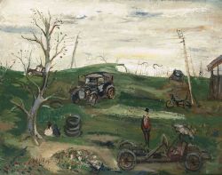 amare-habeo:  Gabriel Dauchot (1927-2005) - Rural Life Sunday (Un dimanche campagnard), N/D Piasa, Paris, France 