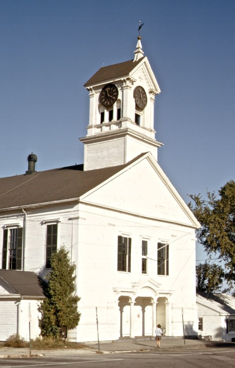 Meeting House, Lunenburg, Massachusetts, 1971.