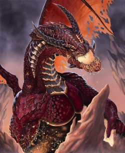 thecyberwolf:  Fire Dragon Created by Malverro - Facebook