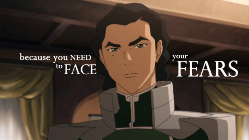 terra-7:  Toph’s speech, which applies to both Korra and Kuvira.