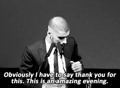 Zayn’s acceptance speech
