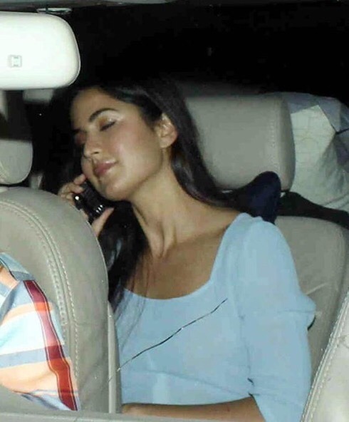 Katrina Kaif at two screenings of Sultan!